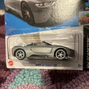 BMW i8 Roadster Silver Die-Cast Toy